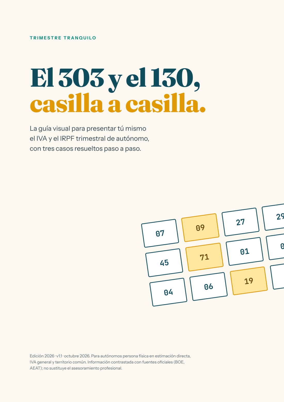 Portada de la Guía visual 303 + 130